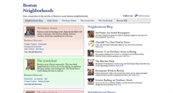 Desktop Screenshot of boston-neighborhoods.com